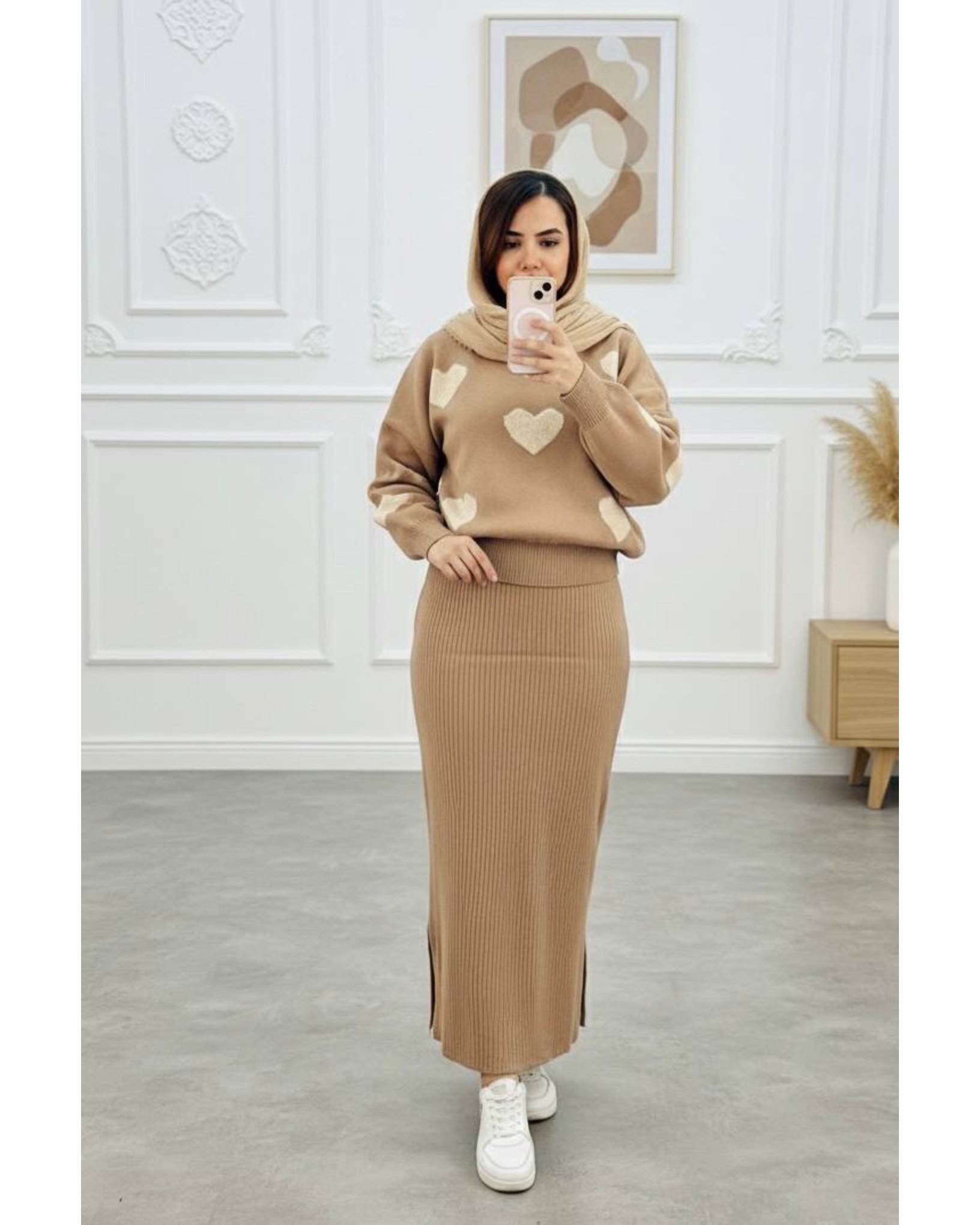 ست کراپ و سارافون بافت مدل قلبی کد ۱۲۳